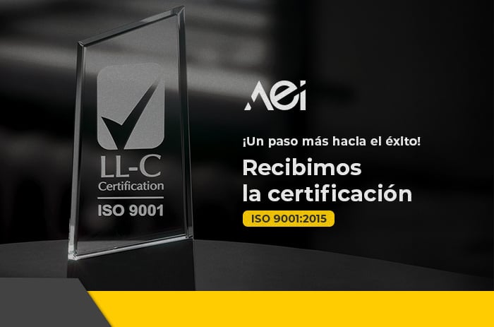 Ahora contamos con la certificación ISO 9001:2015